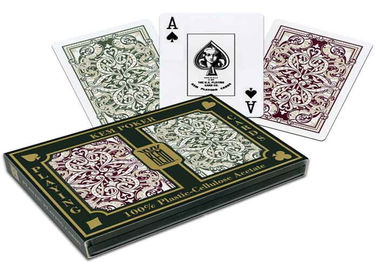 100% Plastic KEM Jacquard Marked Playing Cards 2 Decks Set For Poker Cheat