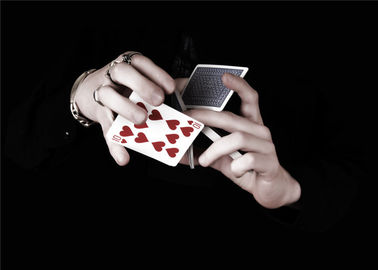 Professional Cut Spin Tips Playing Cards Tricks For Magic Show / Poker Cheat