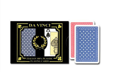 Invisible Da Vinci Neve Marked Playing Cards , Poker Cheat Gamblers Marked Deck