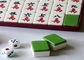 Blue / Green Back  Mahjong Tiles Mahjong Cheating Devices With IR Marks For Cheating