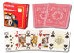 Gamble Cheat Modiano Cristallo Marked Playing Cards , Waterproof Cheat Cards