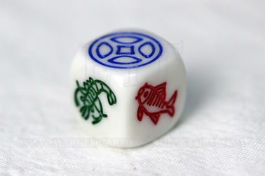 12mm / 14mm / 16mm Gamble Casino Game Dice With Animal Print